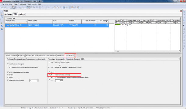 How to use Earned Value Management in Primavera P6? [Tutorial ...